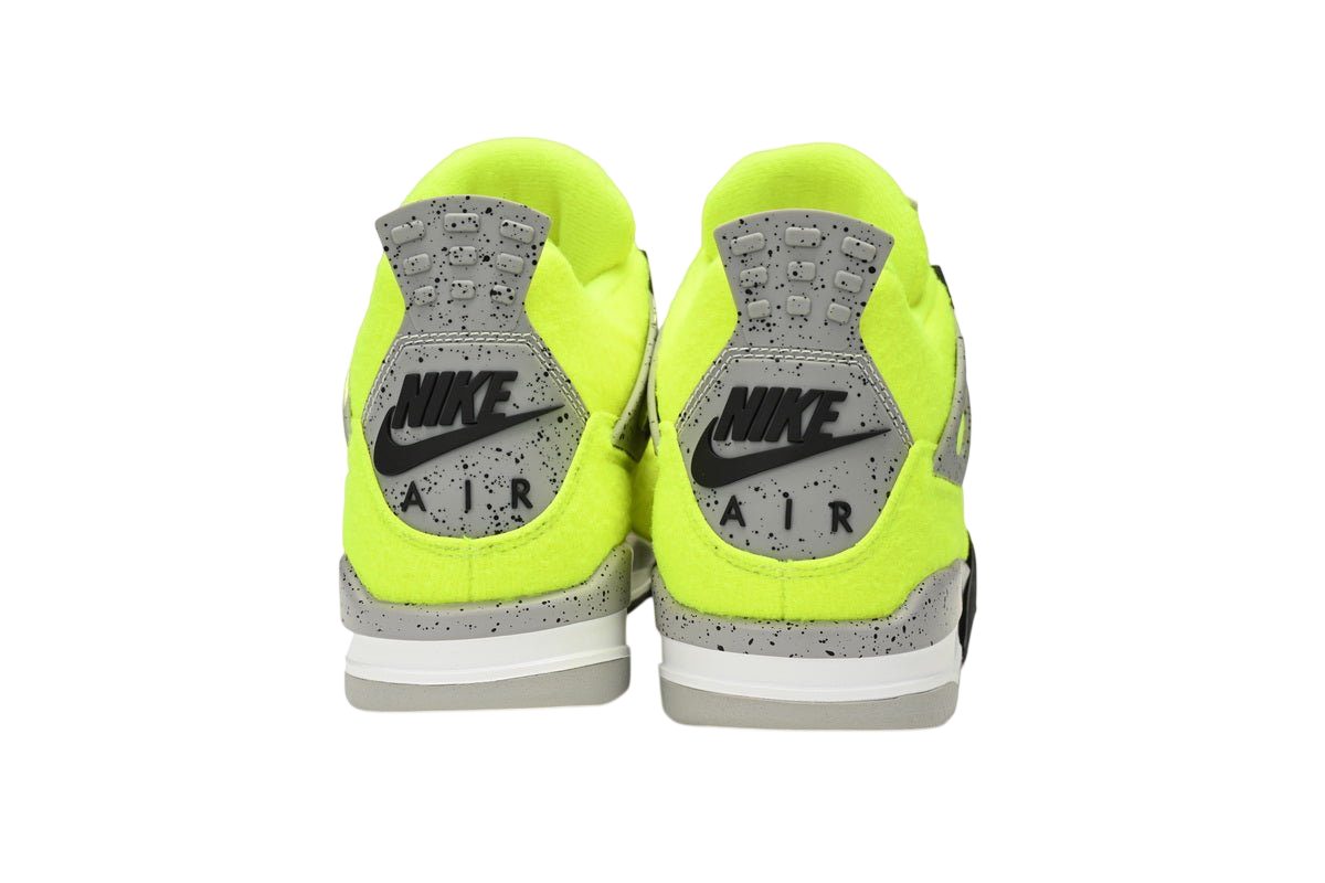 Air jordan 4 Plush Fluorescent Yellow