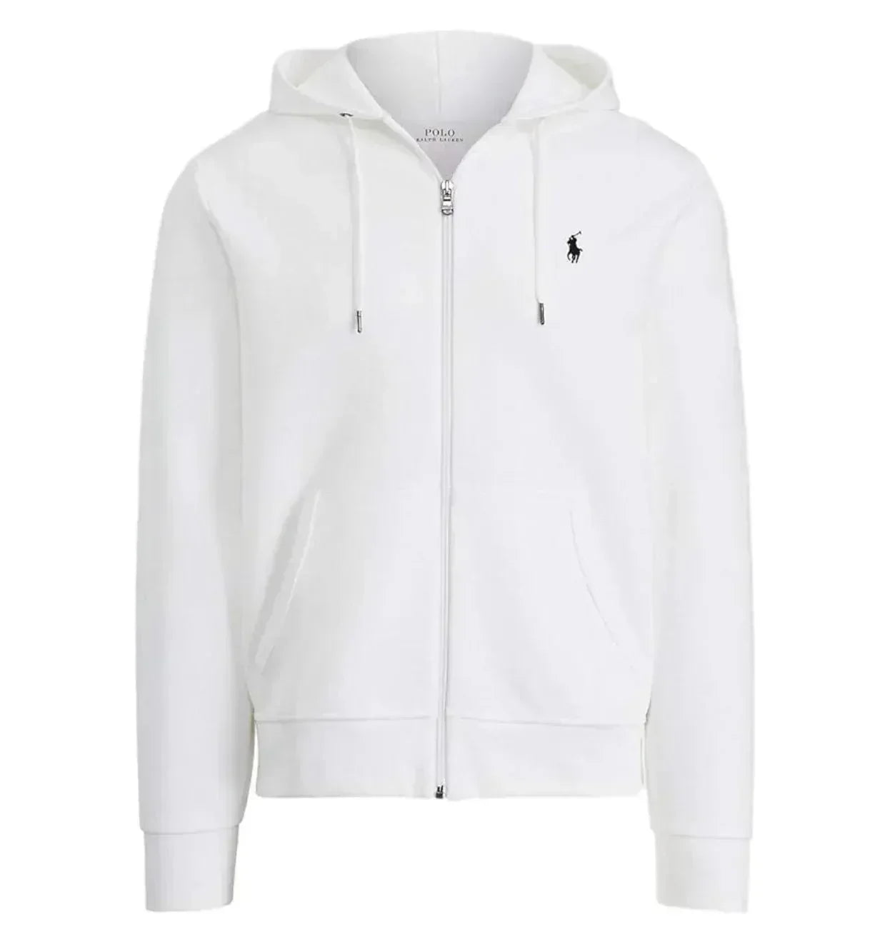 Polo White Zip-Up