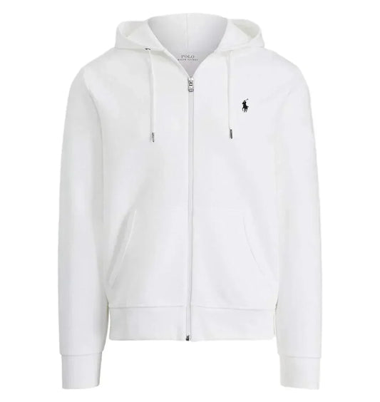 Polo White Zip-Up