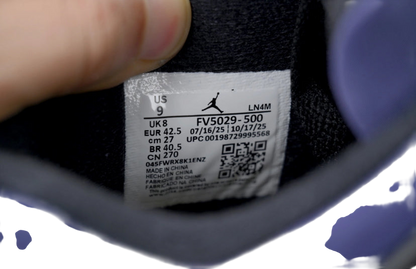 Air Jordan 4 Retro Lakers Purple