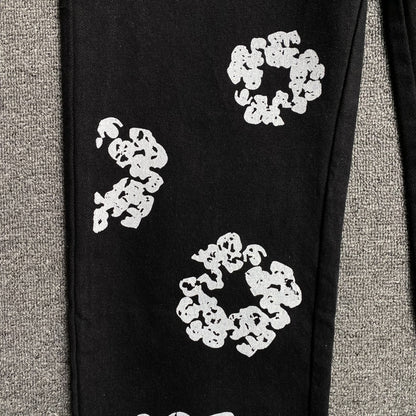 DENIM TEARS x LEVI'S COTTON WREATH JEANS BLACK
