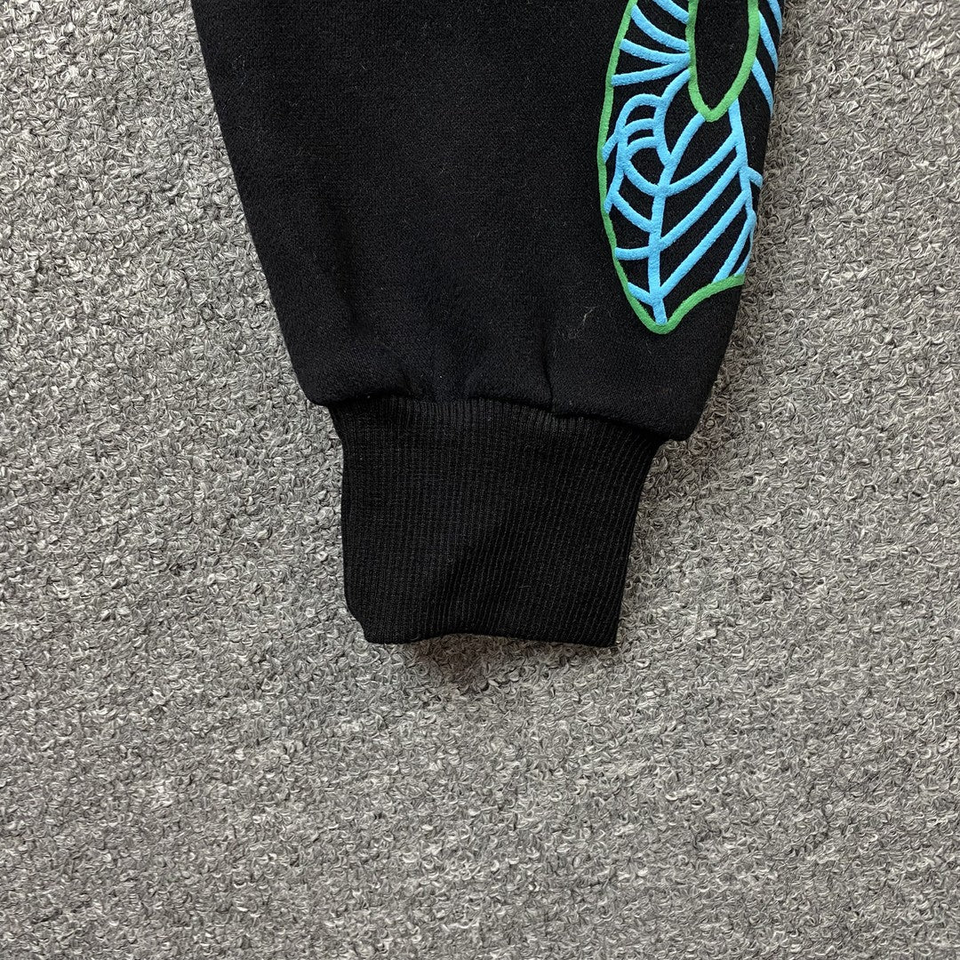 JUICE WRLD x SP5DER HOODIE BLACK