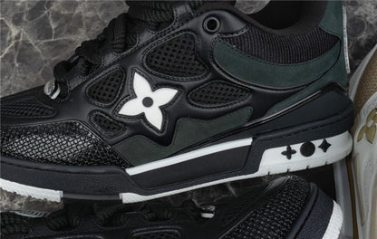 LOUIS VUITTON LV SKATE SNEAKER BLACK WHITE