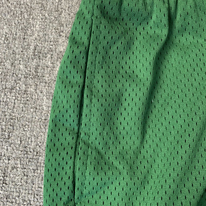 RHUDE COURT LOGO SHORTS GREEN