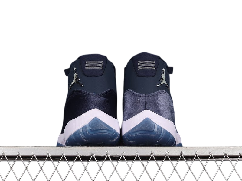 AIR JORDAN 11 RETRO NAVY VELVET MIDNIGHT NAVY/METALLIC SILVER/WHITE