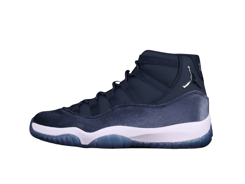 AIR JORDAN 11 RETRO NAVY VELVET MIDNIGHT NAVY/METALLIC SILVER/WHITE