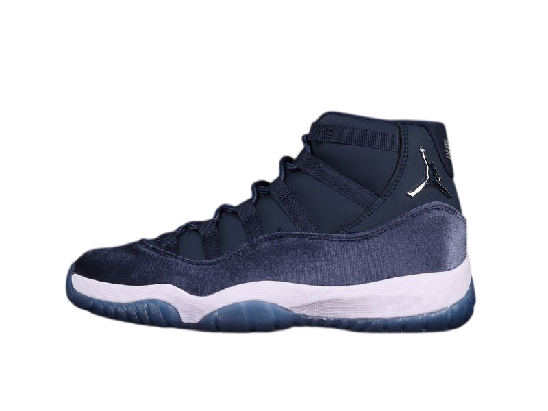 AIR JORDAN 11 RETRO NAVY VELVET MIDNIGHT NAVY/METALLIC SILVER/WHITE