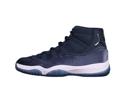 AIR JORDAN 11 RETRO NAVY VELVET MIDNIGHT NAVY/METALLIC SILVER/WHITE
