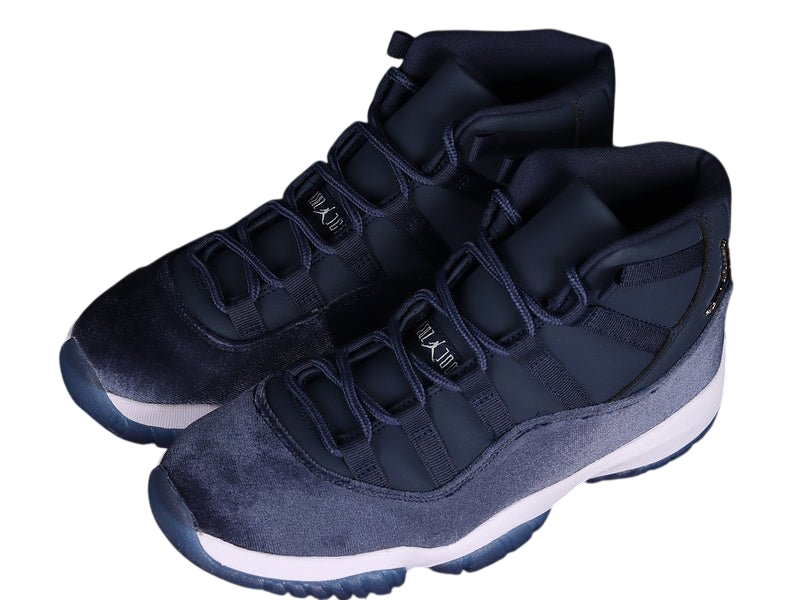 AIR JORDAN 11 RETRO NAVY VELVET MIDNIGHT NAVY/METALLIC SILVER/WHITE