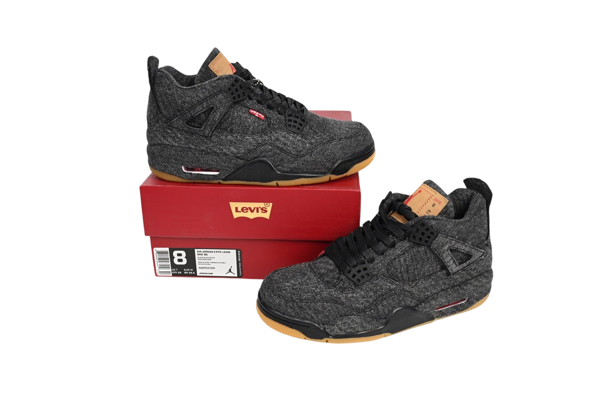 Air Jordan 4 Levi's Black