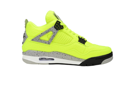 Air jordan 4 Plush Fluorescent Yellow