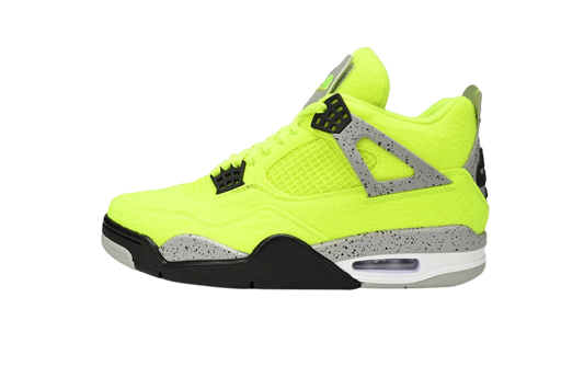 Air jordan 4 Plush Fluorescent Yellow