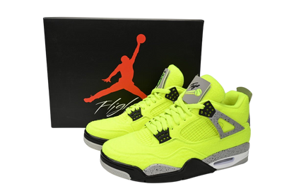 Air jordan 4 Plush Fluorescent Yellow