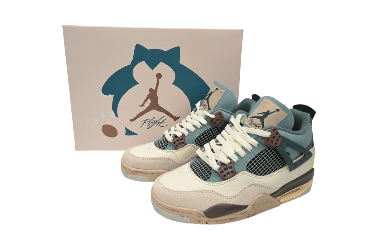 Air Jordan 4 Retro Blue Grey Brown