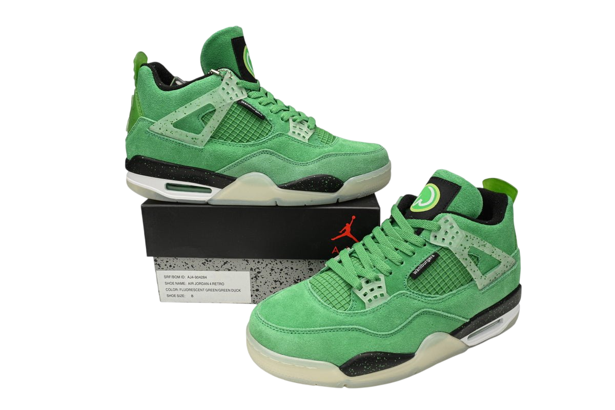 Air Jordan 4 Retro Emerald Green Black