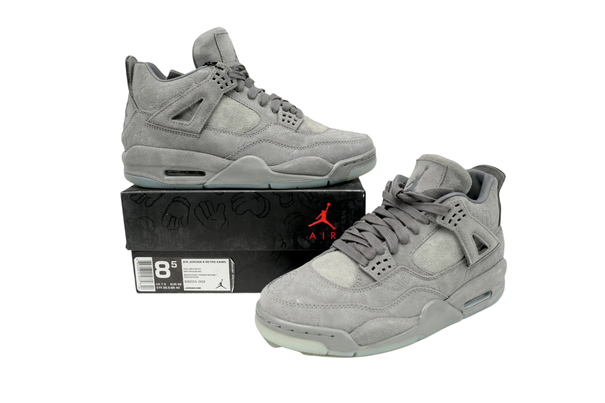 Air Jordan 4 Retro KAWS Grey