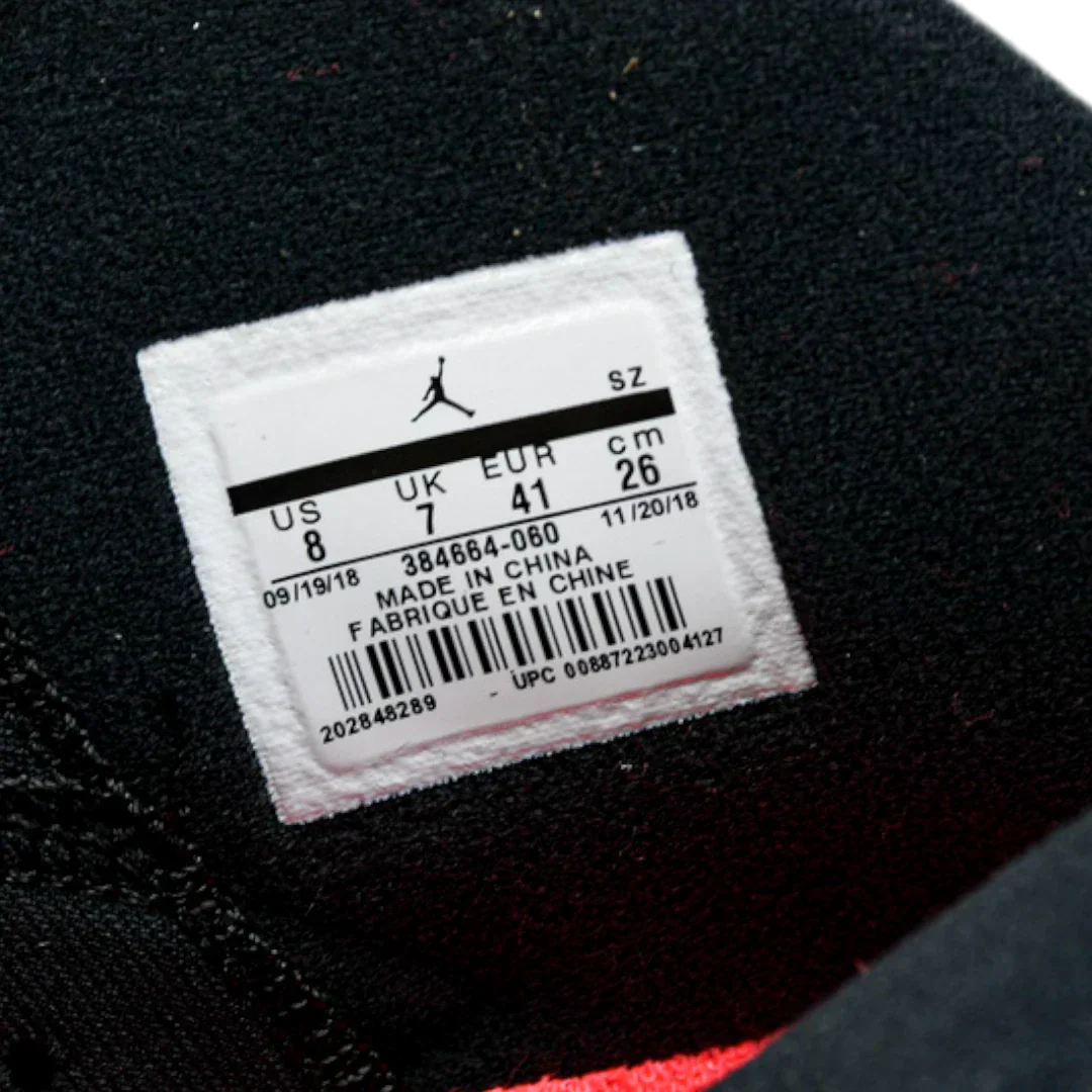 AJ6 Retro 'Black Infrared' (2019)